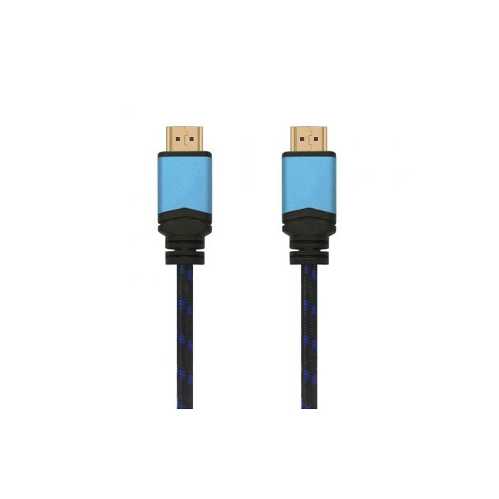 Cable HDMI 2.0 4K Aisens A120-0358/ HDMI Macho - HDMI Macho/ 3m/ Negro/ Azul | HDMI