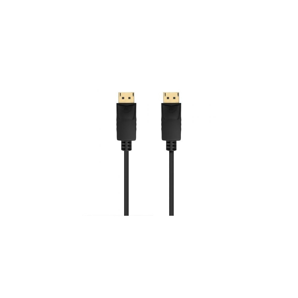 Cable DisplayPort 1.2 CCS 4K Aisens A124-0738/ DisplayPort Macho - DisplayPort Macho/ Hasta 5W/ 2300Mbps/ 1m/ Negro | VGA/DVI/Di