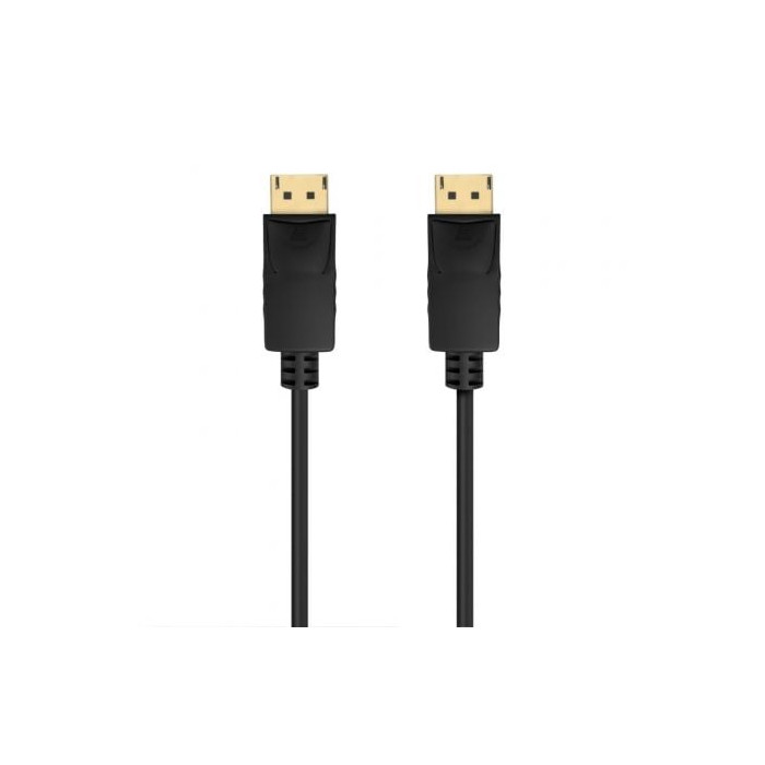 Cable DisplayPort 1.2 CCS 4K Aisens A124-0740/ DisplayPort Macho - DisplayPort Macho/ Hasta 5W/ 2300Mbps/ 2m/ Negro | VGA/DVI/Di