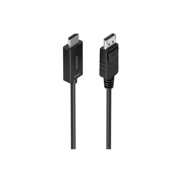 Cable Conversor Aisens A125-0895/ DisplayPort Macho - HDMI 4K Macho/ 3m/ Negro | HDMI