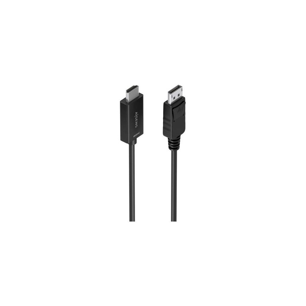 Cable Conversor Aisens A125-0896/ DisplayPort Macho - HDMI 4K Macho/ 5m/ Negro | HDMI