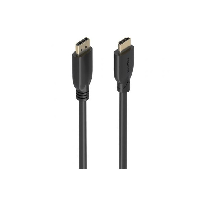 Cable Conversor Aisens A125-0921/ DisplayPort Macho - HDMI 4K Macho/ 7m/ Negro | HDMI