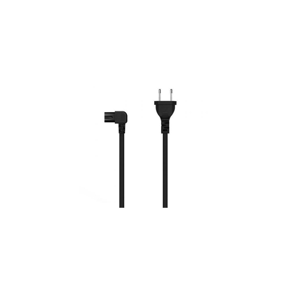 Cable Alimentación Forma 8 Aisens A132-0599/ CEE7/16 Macho - C7 Hembra/ Hasta 1500W/ 3m/ Negro | Alimentación y Datos
