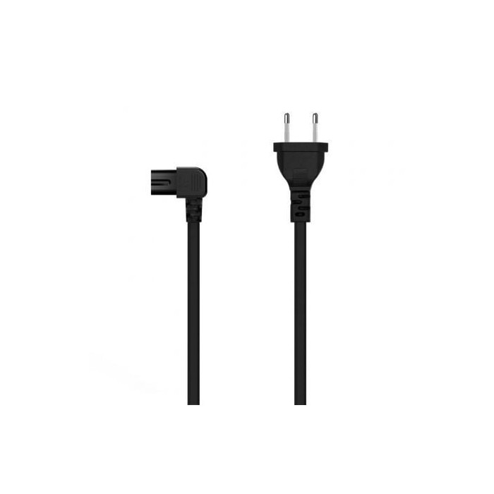 Cable Alimentación Forma 8 Aisens A132-0599/ CEE7/16 Macho - C7 Hembra/ Hasta 1500W/ 3m/ Negro | Alimentación y Datos
