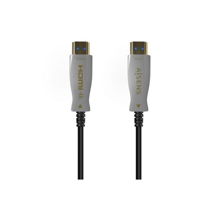 Cable HDMI 2.0 AOC 4K Aisens A148-0698/ HDMI Macho - HDMI Macho/ 100m/ Negro | HDMI