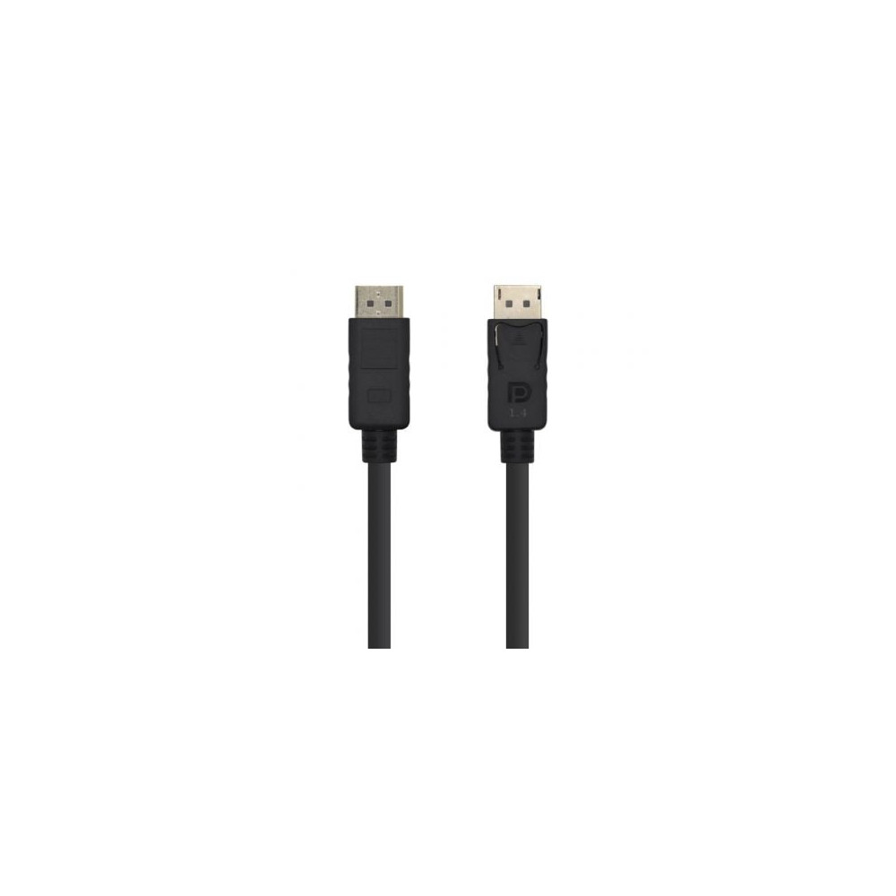Cable DisplayPort 1.4 8K Aisens A149-0391/ DisplayPort Macho - DisplayPort Macho/ 3m/ Negro | VGA/DVI/DisplayPort