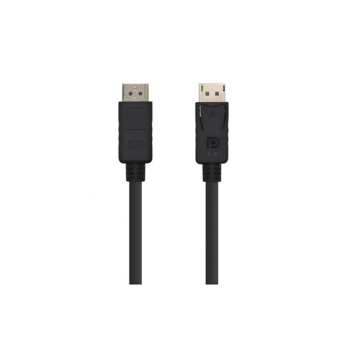 Cable DisplayPort 1.4 8K Aisens A149-0391/ DisplayPort Macho - DisplayPort Macho/ 3m/ Negro | VGA/DVI/DisplayPort