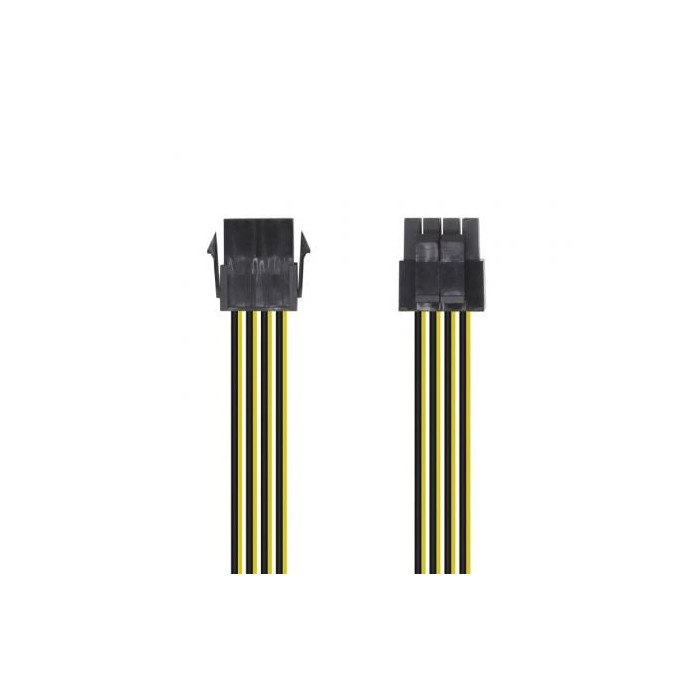 Cable de Alimentación Microprocesador Aisens A131-0419/ Molex -4+4 PIN Macho - Molex 8 PIN Hembra/ 30cm | Alimentación y Datos