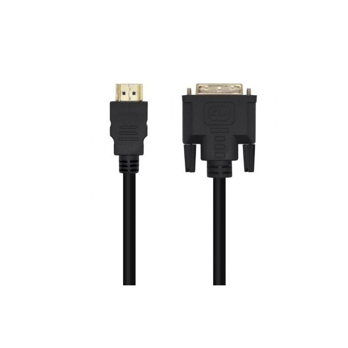 Cable HDMI Aisens A117-0451/ DVI Macho - HDMI Macho/ 3m/ Negro | HDMI