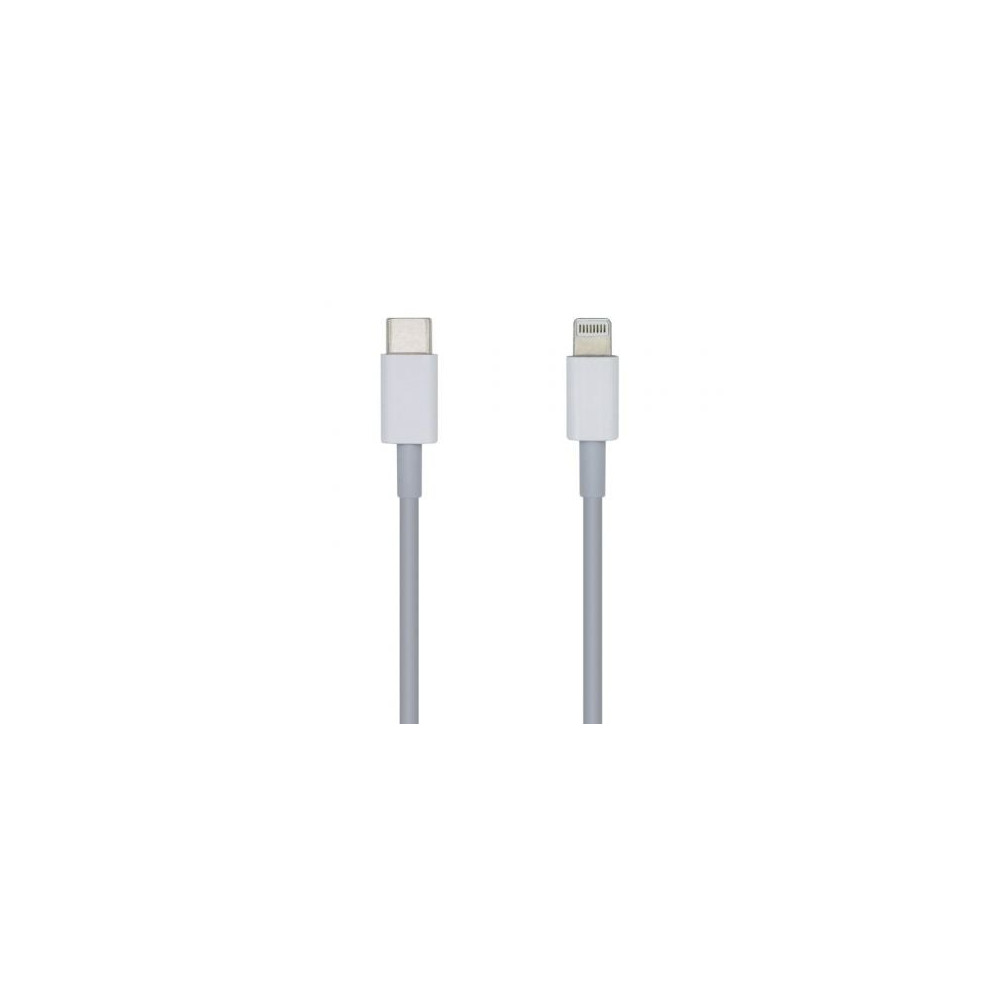 Cable USB 2.0 Tipo-C Lightning Aisens A102-0442/ Lightning Macho - USB Tipo-C Macho/ 480Mbps/ 1m/ Blanco | Lightning