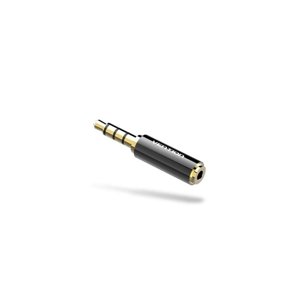 Adaptador Jack Vention BFBB0/ Jack 3.5 Macho - Jack 2.5 Hembra/ Negro | Audio