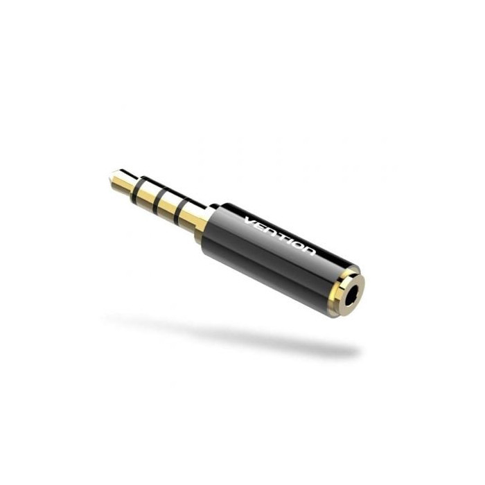 Adaptador Jack Vention BFBB0/ Jack 3.5 Macho - Jack 2.5 Hembra/ Negro | Audio