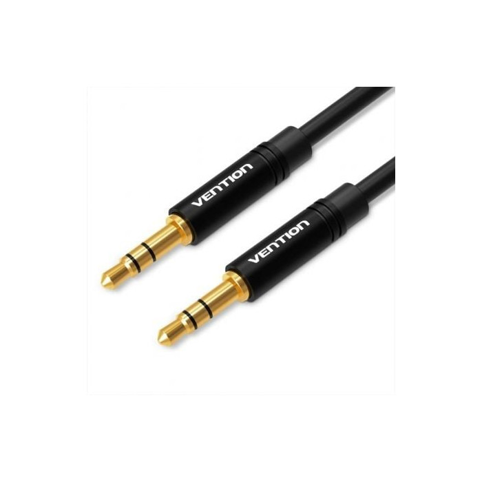 Cable Estéreo Vention BAKBF/ Jack 3.5 Macho - Jack 3.5 Macho/ 1m/ Negro | Audio
