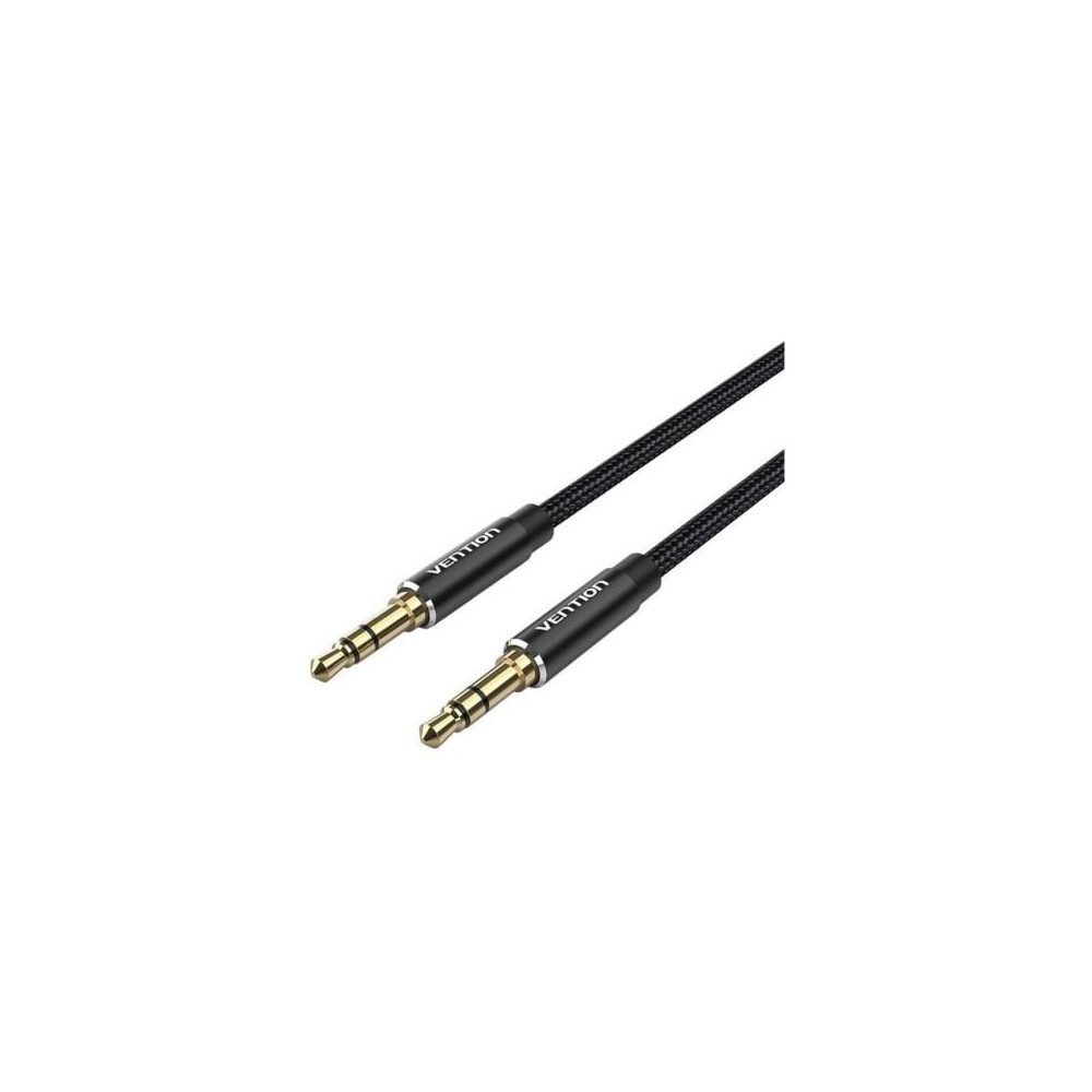Cable Estéreo Vention BAWBG/ Jack 3.5 Macho - Jack 3.5 Macho/ 1.5m/ Negro | Audio