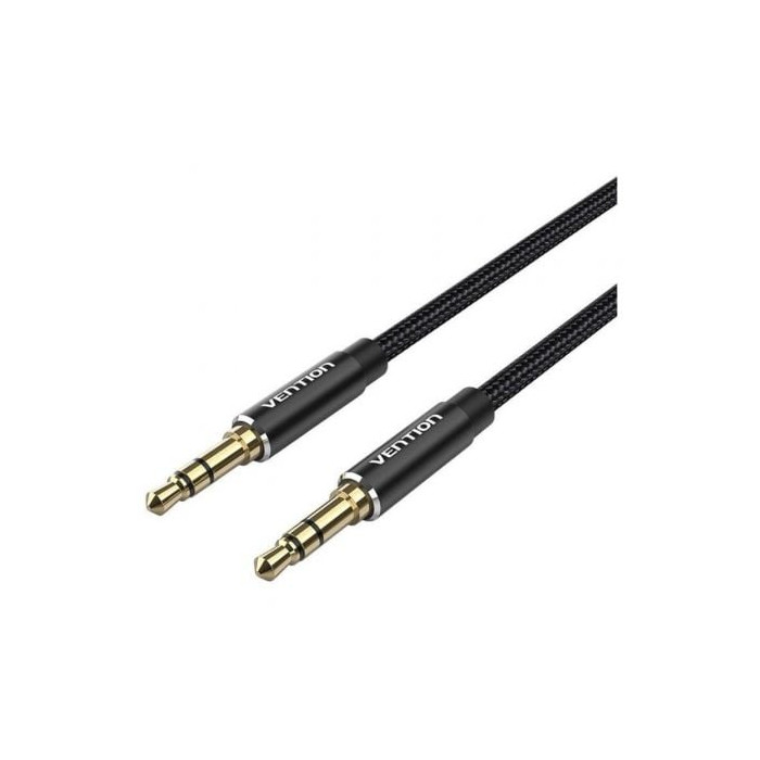Cable Estéreo Vention BAWBG/ Jack 3.5 Macho - Jack 3.5 Macho/ 1.5m/ Negro | Audio