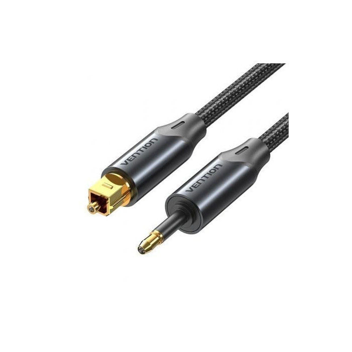 Cable de Audio de Fibra óptica Vention BKCBH/ 2m/ Negro | Audio