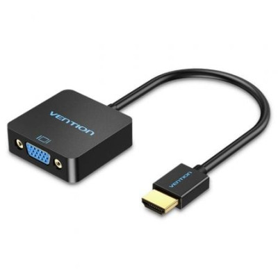 Conversor Vention ACPBB/ HDMI Macho - VGA Hembra/ 15cm/ Negro | HDMI