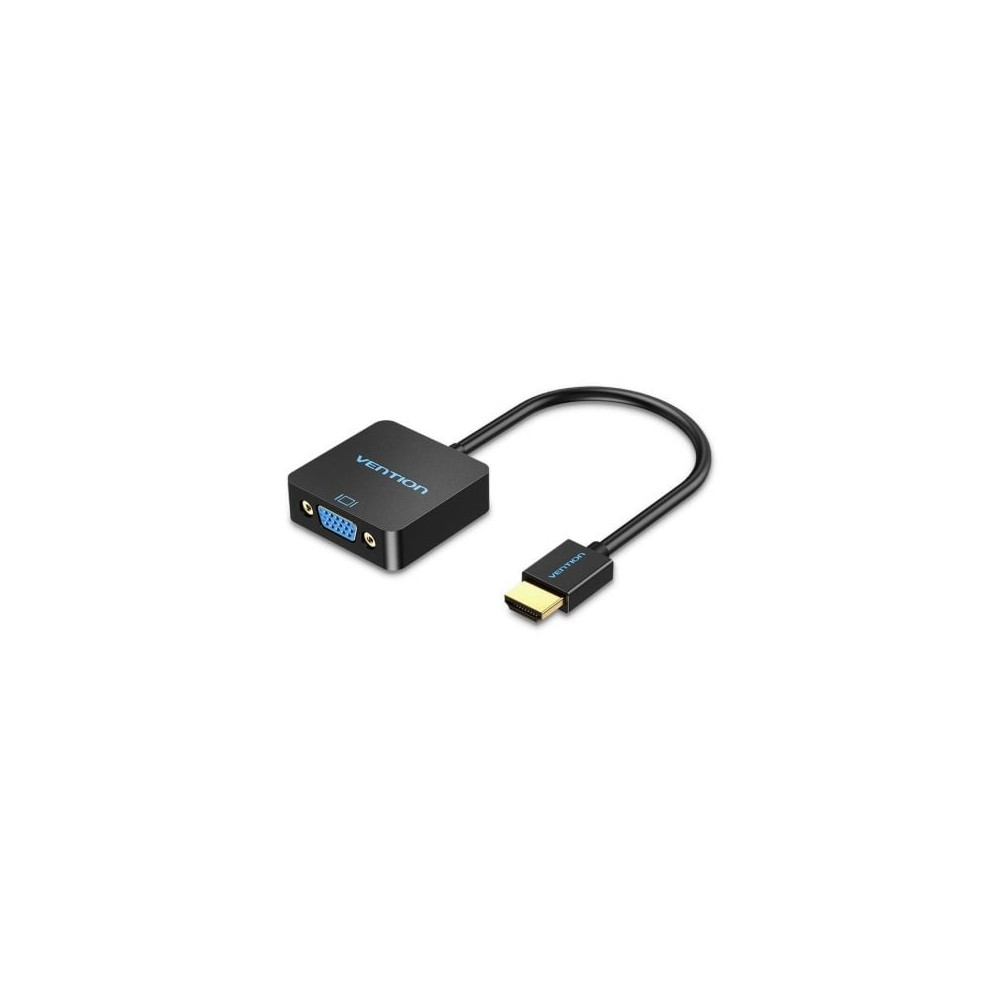 Conversor Vention ACPBB/ HDMI Macho - VGA Hembra/ 15cm/ Negro | HDMI