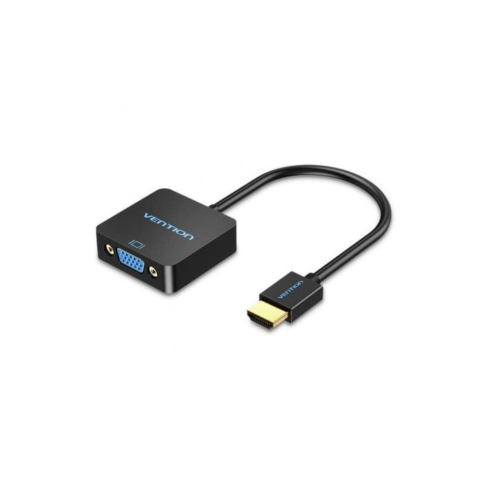 Conversor Vention ACPBB/ HDMI Macho - VGA Hembra/ 15cm/ Negro | HDMI