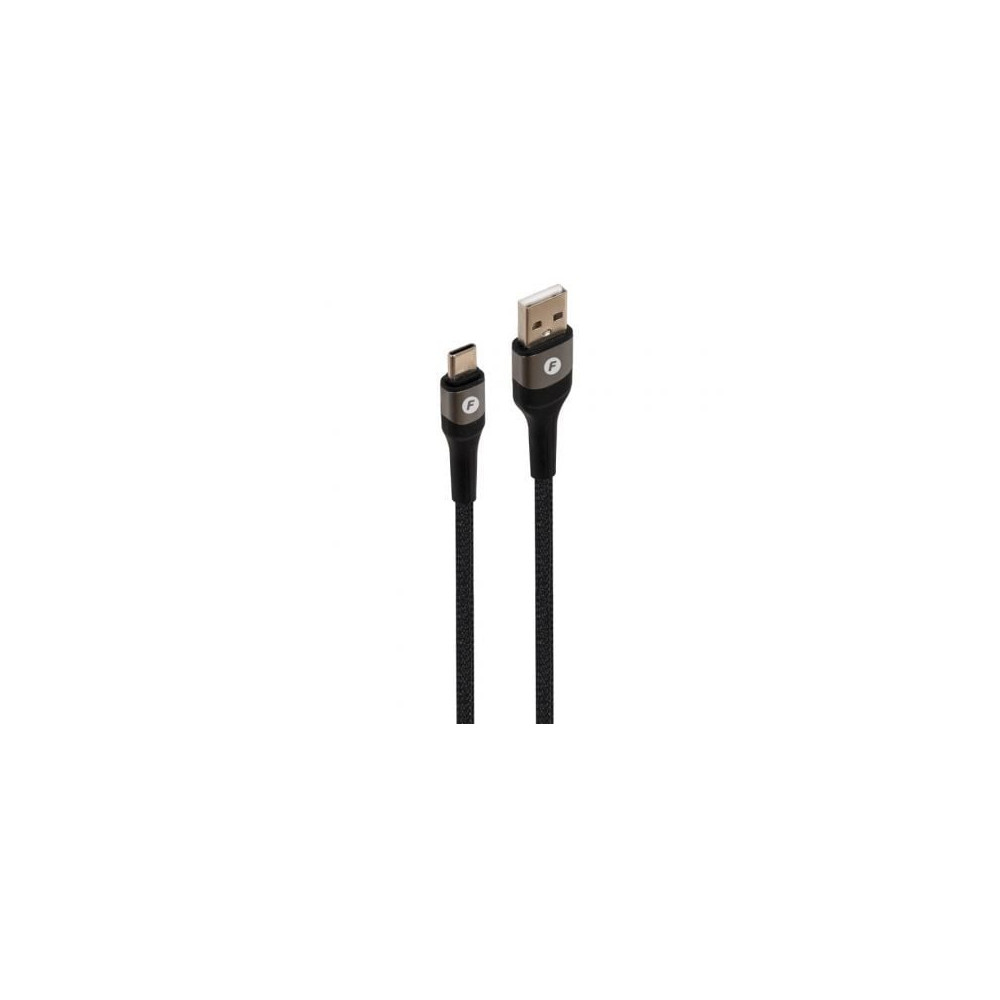 Cable USB 2.0 Tipo-C Fonestar USB-CA/ USB Tipo-C Macho - USB Macho/ 480Mbps/ 1m/ Negro | USB