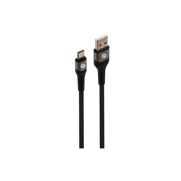 Cable USB 2.0 Tipo-C Fonestar USB-CA/ USB Tipo-C Macho - USB Macho/ 480Mbps/ 1m/ Negro | USB