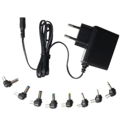 Cargador de CA/CC Fonestar AD-520F/ 10W/ 8 Conectores/ Voltaje 5V | DC/CA