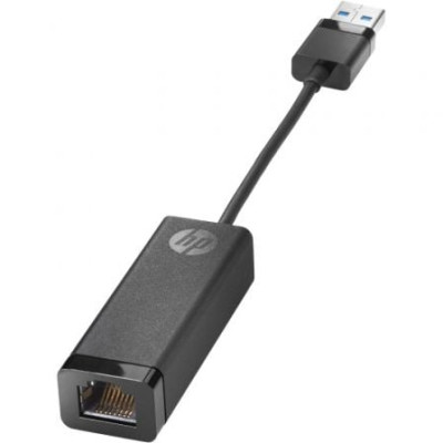 Conversor  USB 3.0 - RJ45 HP 4Z7Z7AA/ 1000Mbps/ 8.1cm/ Negro | VGA/DVI/DisplayPort