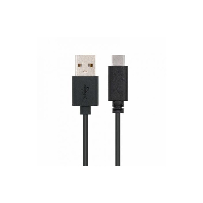 Cable USB 2.0 Nanocable 10.01.2102/ USB Tipo-C Macho - USB Macho/ 480Mbps/ 2m/ Negro | USB