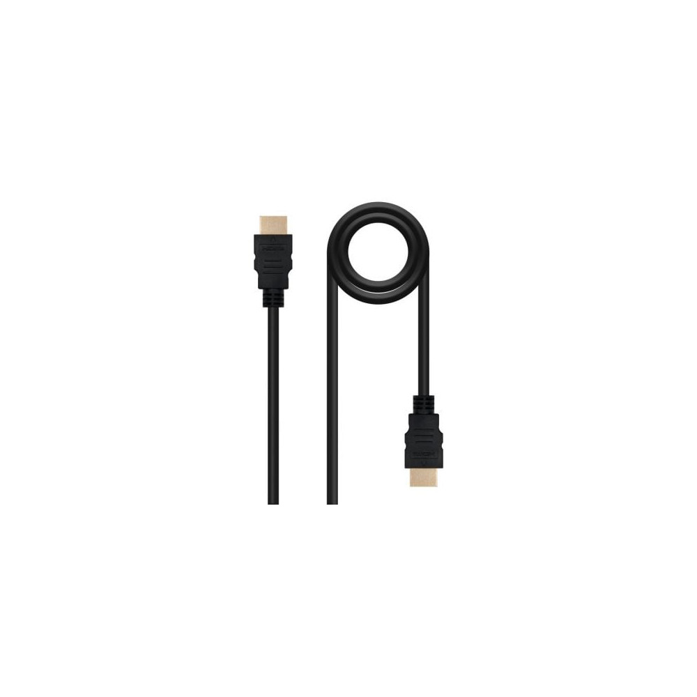 Cable HDMI 1.4 Nanocable 10.15.1705/ HDMI Macho - HDMI Macho/ 5m/ Negro | HDMI