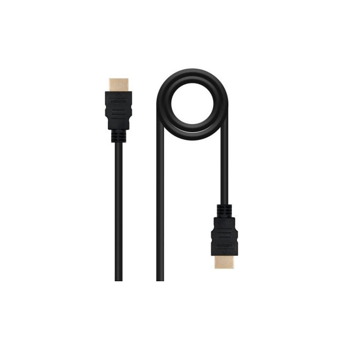 Cable HDMI 1.4 Nanocable 10.15.1705/ HDMI Macho - HDMI Macho/ 5m/ Negro | HDMI