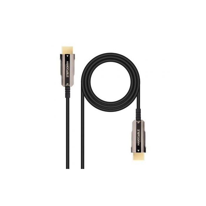 Cable HDMI 2.0 4K AOC Nanocable 10.15.2020/ HDMI Macho - HDMI Macho/ 20m/ Negro | HDMI