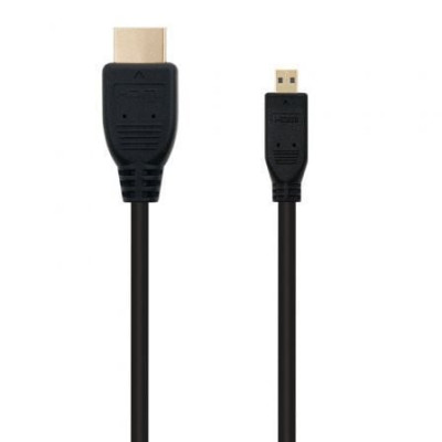 Cable Micro HDMI Nanocable 10.15.3502/ HDMI Macho - Micro HDMI Macho/ 1.8m/ Negro | HDMI