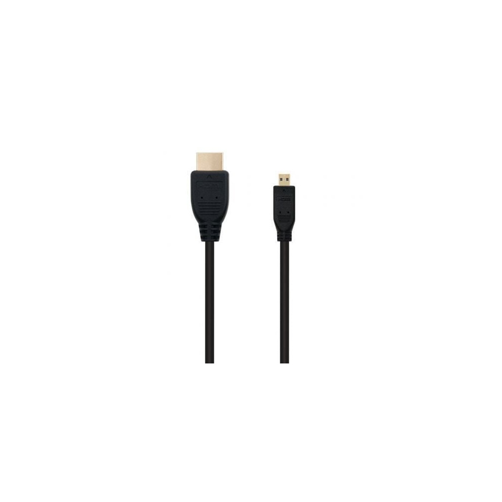 Cable Micro HDMI Nanocable 10.15.3502/ HDMI Macho - Micro HDMI Macho/ 1.8m/ Negro | HDMI
