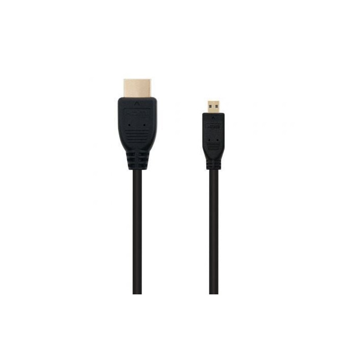 Cable Micro HDMI Nanocable 10.15.3502/ HDMI Macho - Micro HDMI Macho/ 1.8m/ Negro | HDMI