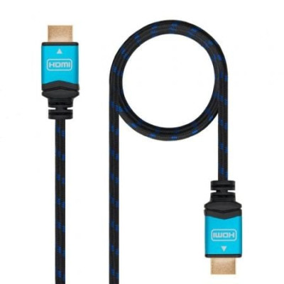 Cable HDMI 2.0 4K Nanocable 10.15.3703/ HDMI Macho - HDMI Macho/ 3m/ Negro | HDMI