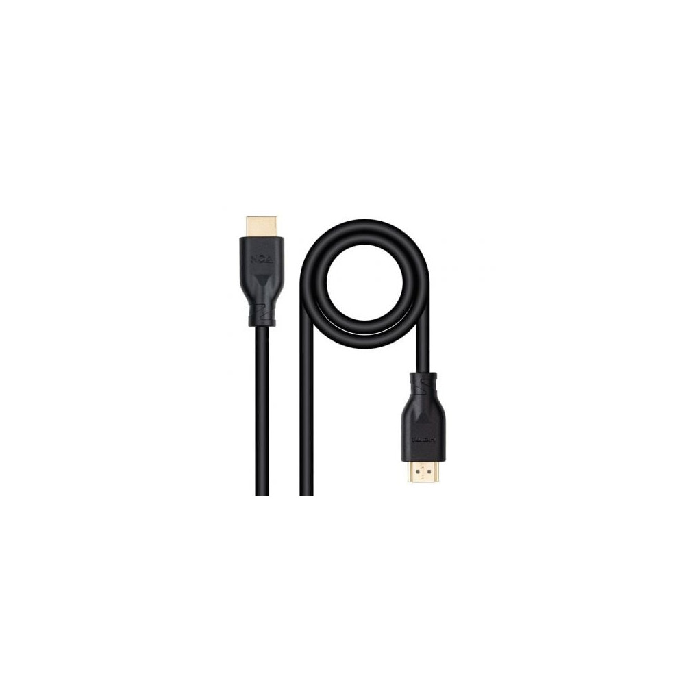 Cable HDMI 2.0 4K CCS Nanocable 10.15.3903/ HDMI Macho - HDMI Macho/ 3m/ Negro | HDMI