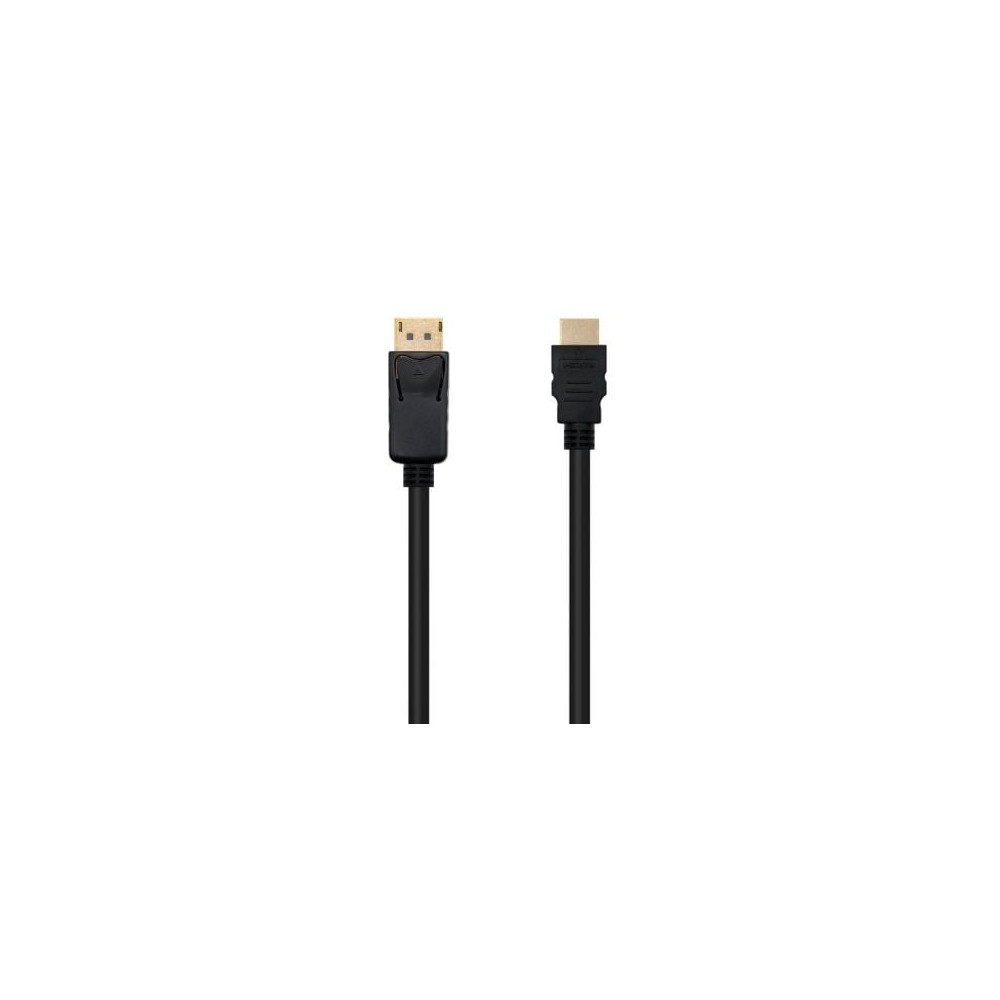 Cable Conversor Nanocable 10.15.4300/ Displayport Macho - HDMI Macho/ 50cm/ Negro | HDMI