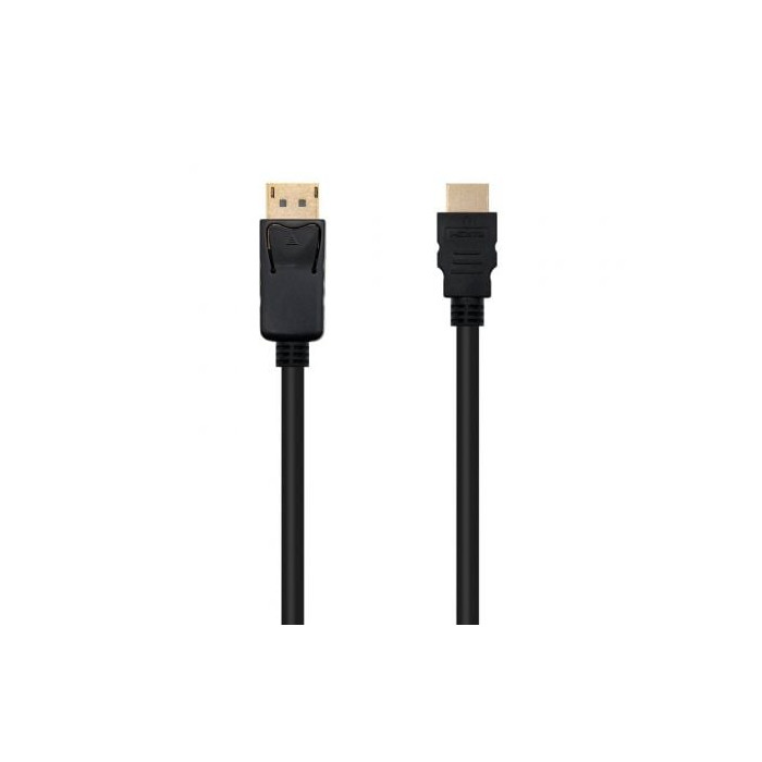 Cable Conversor Nanocable 10.15.4310/ Displayport Macho - HDMI Macho/ 10m/ Negro | HDMI