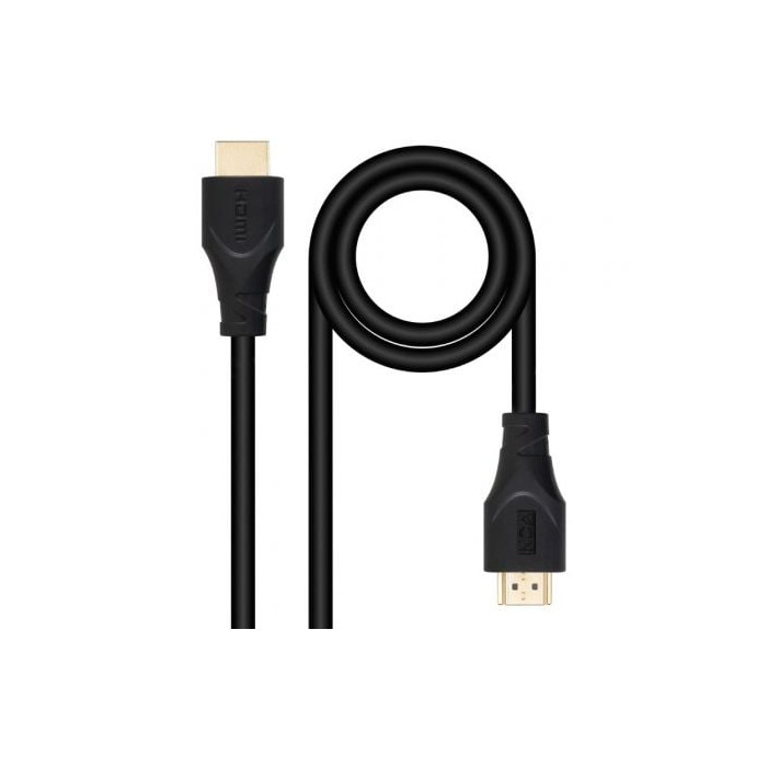 Cable HDMI 1.4 Nanocable 10.15.4705/ HDMI Macho - HDMI Macho/ 5m/ Negro | HDMI