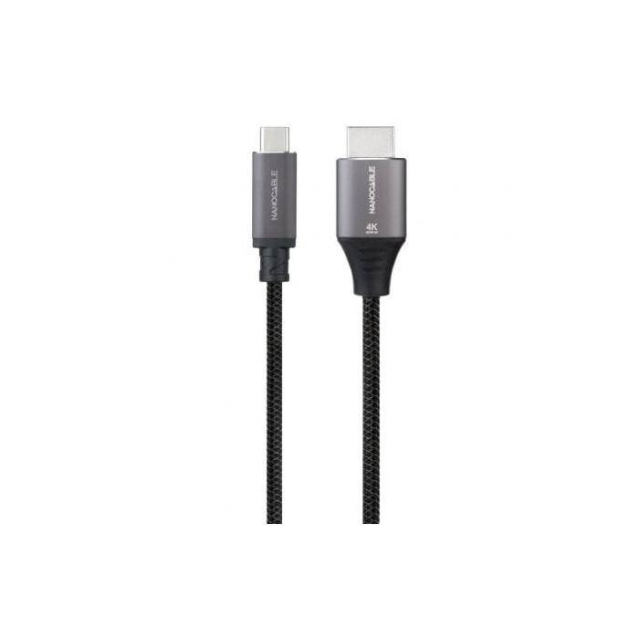 Cable Conversor Nanocable 10.15.5262/ USB Tipo-C Macho - HDMI Macho/ 1.8m/ Negro | HDMI