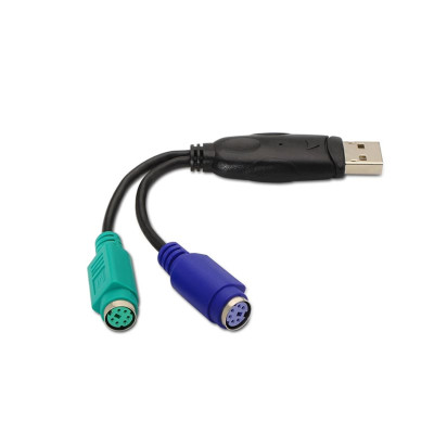 Conversor PS/2 Nanocable 10.03.0101/ 2x PS/2 Hembra - USB Macho | USB