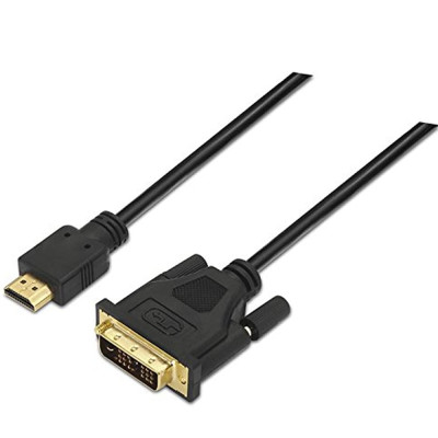 Cable HDMI Nanocable 10.15.0503/ DVI Macho - HDMI Macho/ 3m/ Negro | HDMI