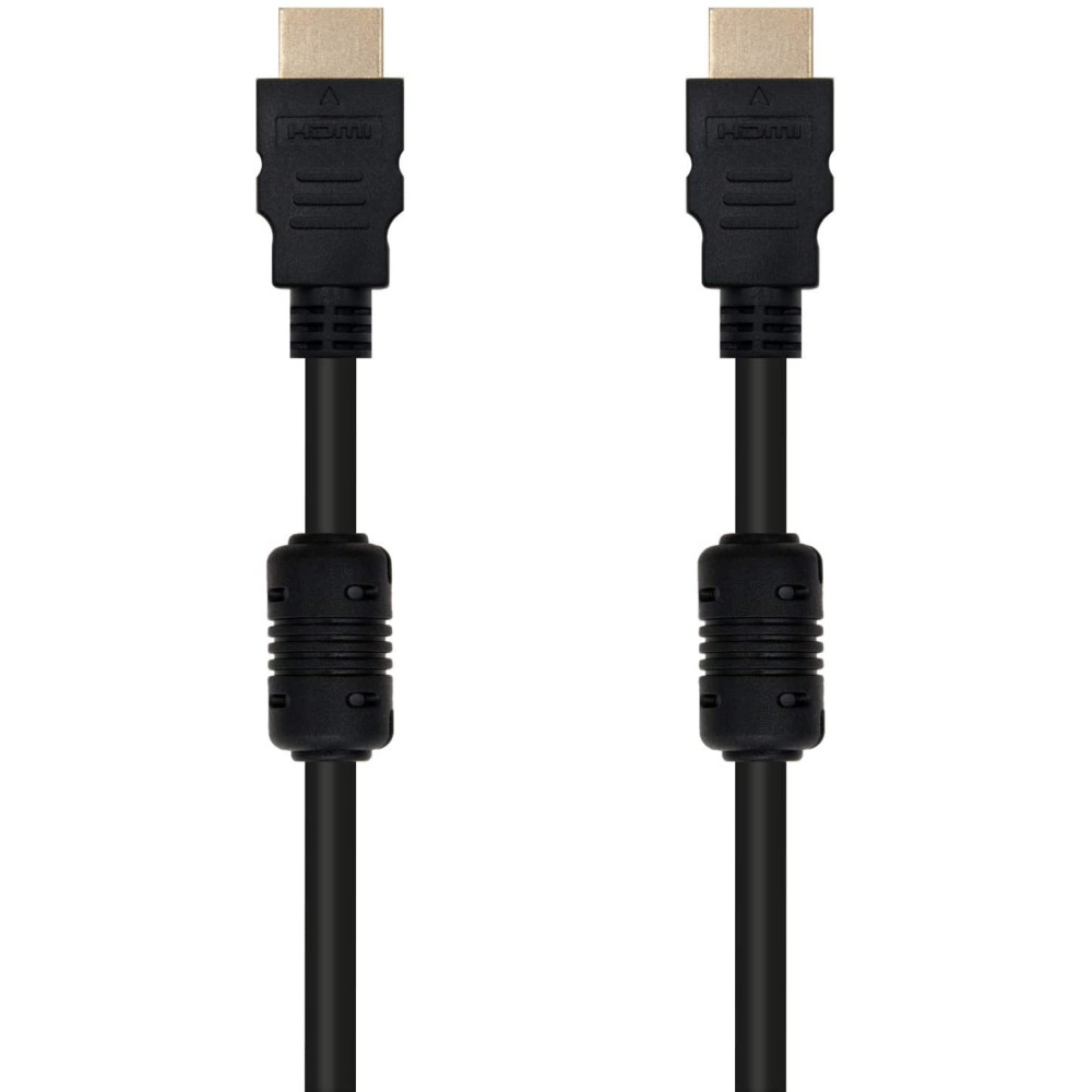 Cable HDMI 1.4 Nanocable 10.15.1810/ HDMI Macho - HDMI Macho/ 10m/ Negro | HDMI