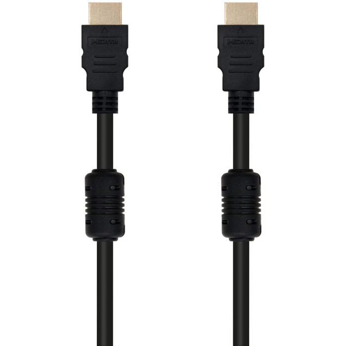 Cable HDMI 1.4 Nanocable 10.15.1810/ HDMI Macho - HDMI Macho/ 10m/ Negro | HDMI