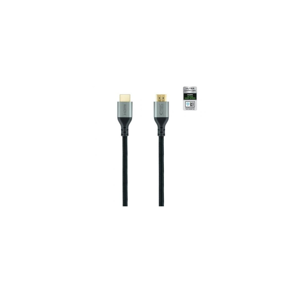 Cable HDMI 2.1 8K Nanocable 10.15.8102/ HDMI Macho - HDMI Macho/ 2m/ Certificado/ Negro | HDMI