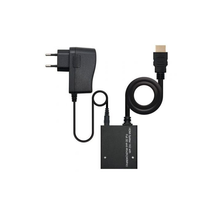 Duplicador HDMI Nanocable 10.25.3502/ HDMI Macho - 2x HDMI Hembra | HDMI
