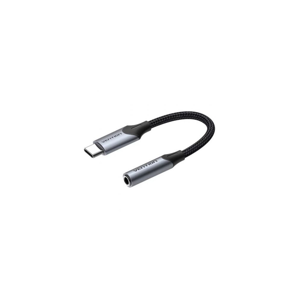 Conversor USB Tipo-C Vention BGJHA/ USB Tipo-C Macho - Jack 3.5 Hembra/ 10cm | Audio