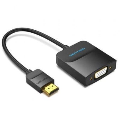 Conversor Vention 42154/ HDMI Macho - VGA Hembra/ 15cm/ Negro | HDMI