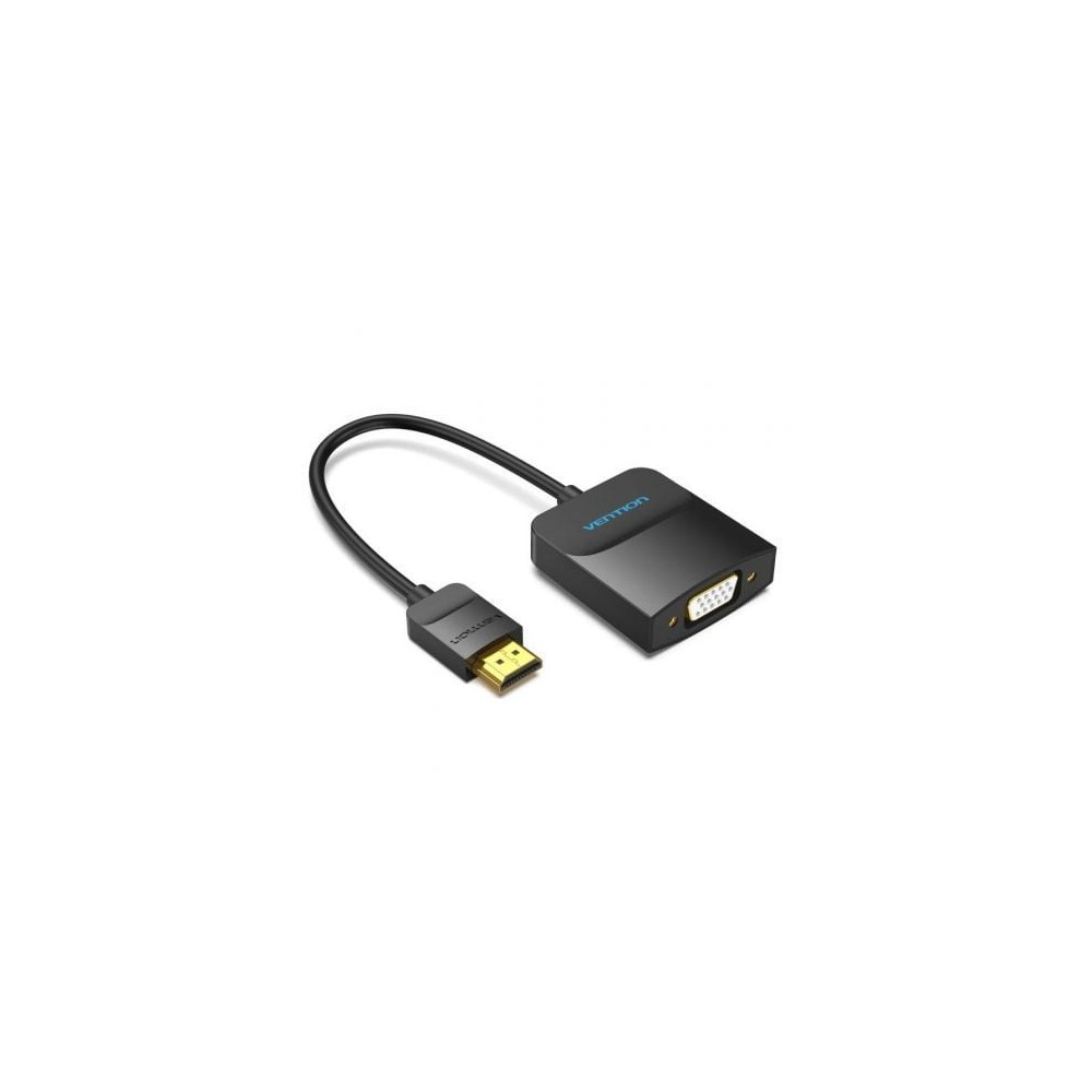 Conversor Vention 42154/ HDMI Macho - VGA Hembra/ 15cm/ Negro | HDMI