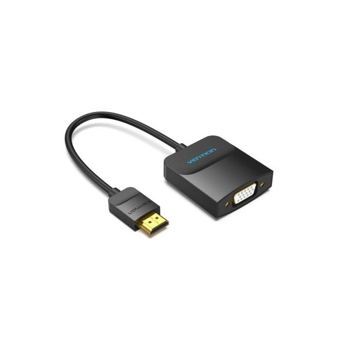 Conversor Vention 42154/ HDMI Macho - VGA Hembra/ 15cm/ Negro | HDMI